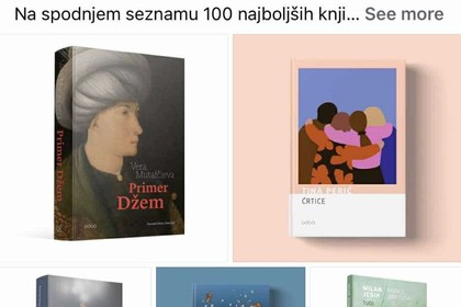 Knjigi bolgarskih avtorjev uvrščeni na literarni lestvici v Sloveniji za leto 2024
